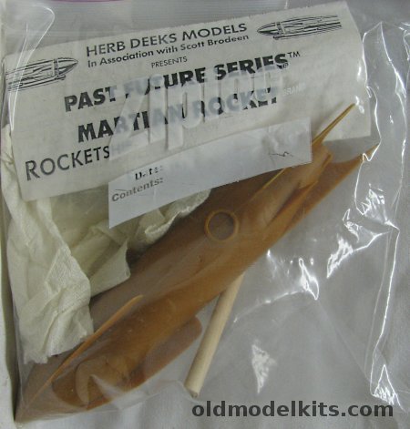 Herb Deeks 1/72 Martian Rocket from the Movie 'Zombies of the Stratosphere' by Herb Deeks - Bagged plastic model kit